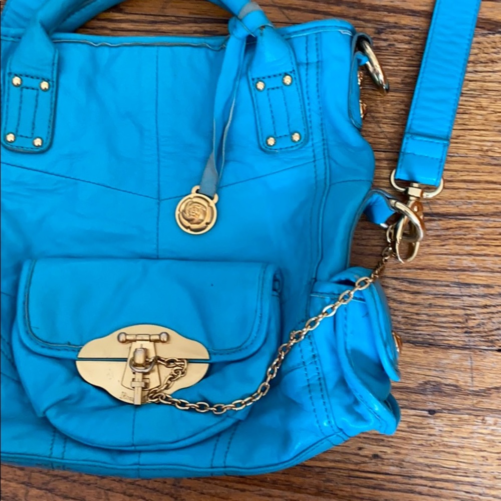 Rough Roses Leather Bag - Picture 2 of 7